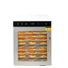 Torkugnar-Matdehydrator, 800W, 36L kapacitet, 10 brickor, temperaturintervall 30-90 °C, dimensioner 34,5 cm x 35 cm x 43 cm