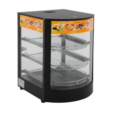 Matuppvärmare-Matdisplayvärmare, 3 nivåer, temperaturkontroll,svart