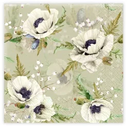 Matservett Vita Blommor 20-pack Ivars i Lanna