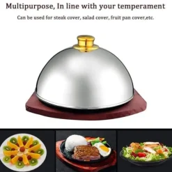 Matskydd i rostfritt stål för Hemkök Restaurang Cafe