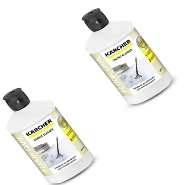 Kärcher Rengöringsmedel-Mattvårdsprodukter - KARCHER - 1L - Kompatibel med dammsugare - Paket med 2 - Blandad