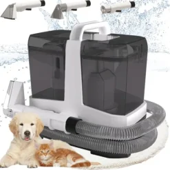 Golv- & Mattrengöring-Mattvätt, 3-i-1 Djup rengöring, Kraftfull sug,EU, 16kpa