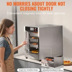 Matvärmare Hot Box, 4-vånings koncessionsvärmeskåp, med vattenbricka