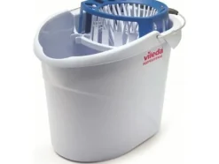 Vileda Rengöringsutrustning-Möbelhink, Supermop, 41x60x50cm, 10 liter grå, rPP/PP, med handtag och pressvridare