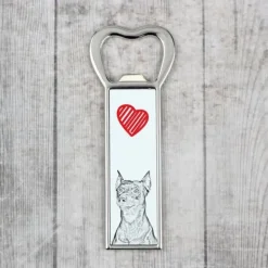 Drinkshakers & Drinkverktyg-Medium Pinscher, German Pinscher - flasköppnare med en hund, personlig kylöppnare, unik present till en man från Art-Dog