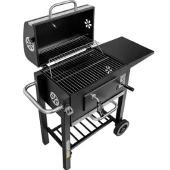 Mega-M träkolsgrill 1x sidobord 42x30 N