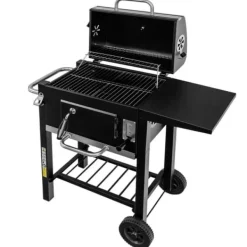 Mega-M träkolsgrill 1x sidobord 42x30 N
