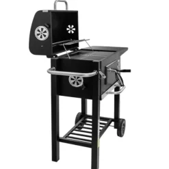 Mega-M träkolsgrill 1x sidobord 42x30 N