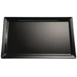 Serveringsfat & Skålar-Melaminplatta 30(h) - APS Pure svart GN 1/4