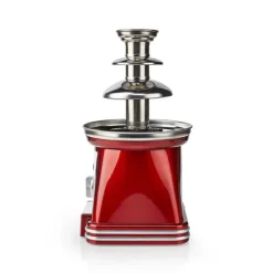 MELISSA Chokladfontän | 90 B | 32 cm | 3 metallnivåer | Röd / Vit