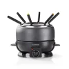 MELISSA Fondueset | 6 personer | 2,3 l | Justerbar temperaturkontroll | 800 W | Cool touch-handtag | Halkskyddade fötter | Överhettningsskydd