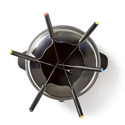 MELISSA Fondueset | 6 personer | 2,3 l | Justerbar temperaturkontroll | 800 W | Cool touch-handtag | Halkskyddade fötter | Överhettningsskydd