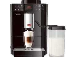 Melitta Kaffemaskiner & Espresso-CAFFEO Passione OT - Automatisk kaffekokare med mjölkskummare - 15 bar - svart