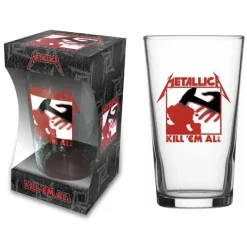 Glas-METALLICA - KILL 'EM ALL - BEER GLASS (BOXED)
