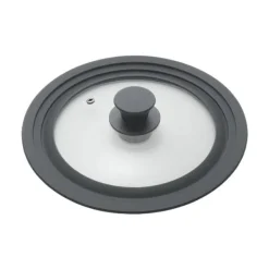 Metaltex lock till stekpanna 20-24 cm glas/silikon/svart