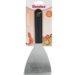 Metaltex Plancha Grillspatel 23,8x10 cm Svart/Rostfritt stål