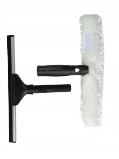 Rengöringsutrustning-Mikrofiber fönsterputs, skrapa, INGEN MÄRKEN