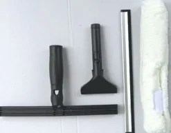 Rengöringsutrustning-Mikrofiber fönsterputs, skrapa, INGEN MÄRKEN