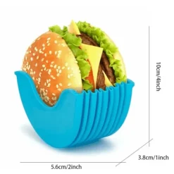 Miljövänlig återanvändbar hamburgare för seniorer och barn