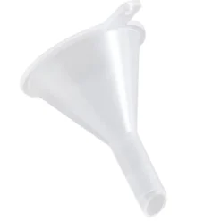 Mini tratt klar bred mun plast multifunktionsdiskmaskin säker liten tratt för laboratorieflaska parfym kryddpulver