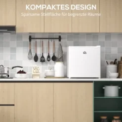 Minifrys, 47x44,2x48,8 cm, Vit, Stål