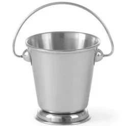 Minihink med handtag för snacks av rostfritt stål, diameter. 125 mm - Hendi 426371