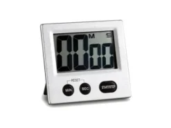 Minutur digitalt med stort display og magnet aluminium