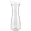 Karaffer-600ml akryl transparent juiceflaska vattenkanna iskall juicekanna med lock för bar hemmabruk