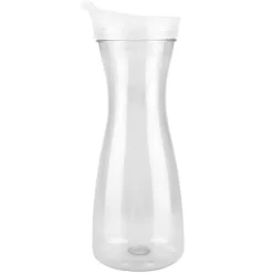 Karaffer-600ml akryl transparent juiceflaska vattenkanna iskall juicekanna med lock för bar hemmabruk