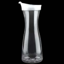 Karaffer-600ml akryl transparent juiceflaska vattenkanna iskall juicekanna med lock för bar hemmabruk