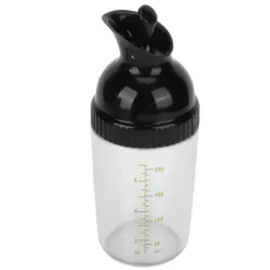 Vispar & Shakers För Salladsdressing-200ml salladsdressingshaker BPA-fri förhindrar läckage salladsdressingburk med lock för kök svart