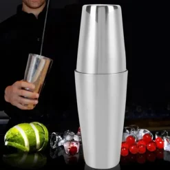750ml550ml Rostfritt Stål Cocktail Shaker Cup Bar Bartender Dryckesmixverktyg Barware Set