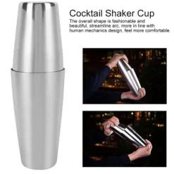 750ml550ml Rostfritt Stål Cocktail Shaker Cup Bar Bartender Dryckesmixverktyg Barware Set