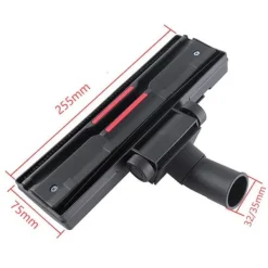 Dammsugartillbehör-32mm Svart Plast Botten Dammsugare Golvborste - Universellt Ersättningshuvud, Kompatibelt med Electrolux, Philips, Midea