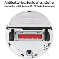 Robotdammsugare-Moppdukar för Xiaomi Roborock S8/S8+ 6-pack