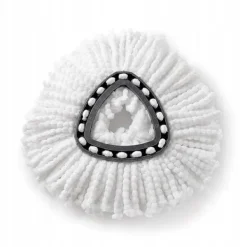 Rengöringsutrustning-Moppdyna roterande 38 cm – Mikrofiber | Tvättbar | Ersättningsdel för Vileda Easy Wring, Turbo