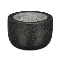 Mortlar & Mortelstötar-Mortel och stöt, Granit, 6x8,5 cm, Grå