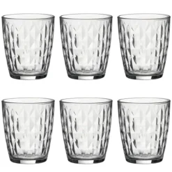 Glas-Mosaic Vattenglas 34cl, 6-pack - Aida