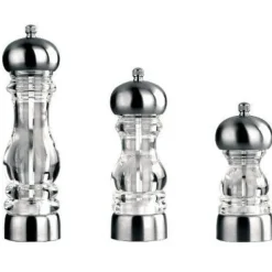 Salt- & Pepparströare-Moulin - Lacor - 62814 - Polykarbonat - 14 cm - Grå