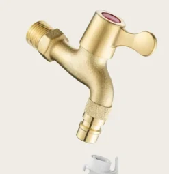 Tvättmaskiner-Mässing Automatisk Tvättmaskin Kran 1/2" Inlopp Model 1