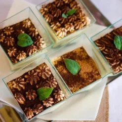 Muggar för desserter, snacks 120 ml 6 st.