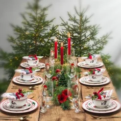 Kaffe- & Teserviser-Muggar Tomtar 33cl 4-pack - Rolf Lidberg