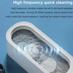 Ultraljudstvätt-Multi Ultraljudsrengörare för Glasögon Klockor Smycken m.m.