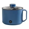 Portabla Spisar-Multifunktionell Elektrisk Köksgryta Liten Mini Elektrisk Spis Snabb Nudelkokare för studenthem Personligt bruk CN 220V Royalblue