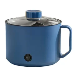 Portabla Spisar-Multifunktionell Elektrisk Köksgryta Liten Mini Elektrisk Spis Snabb Nudelkokare för studenthem Personligt bruk CN 220V Royalblue