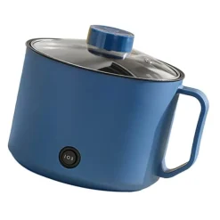 Portabla Spisar-Multifunktionell Elektrisk Köksgryta Liten Mini Elektrisk Spis Snabb Nudelkokare för studenthem Personligt bruk CN 220V Royalblue