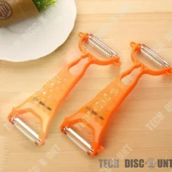 Matskalare & Urkärningsverktyg-Multifunktionell rivare/skalare - TD® - 17,5x12 cm - PS + 420J2 - 41 g - Praktisk och bärbar