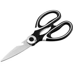 Kökssaxar-Multifunktionell sax med elektropläterat skydd (2,5 mm tjockt) och slida