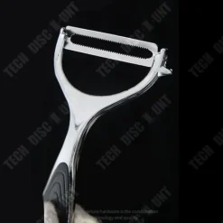 Multifunktionell skalare - TECH DISCOUNT - 2 delar - Rostfritt stål - Svart - Ergonomisk