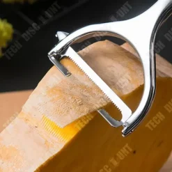 Multifunktionell skalare - TECH DISCOUNT - 2 delar - Rostfritt stål - Svart - Ergonomisk